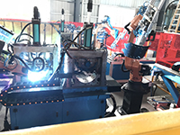 Automatic production line welding